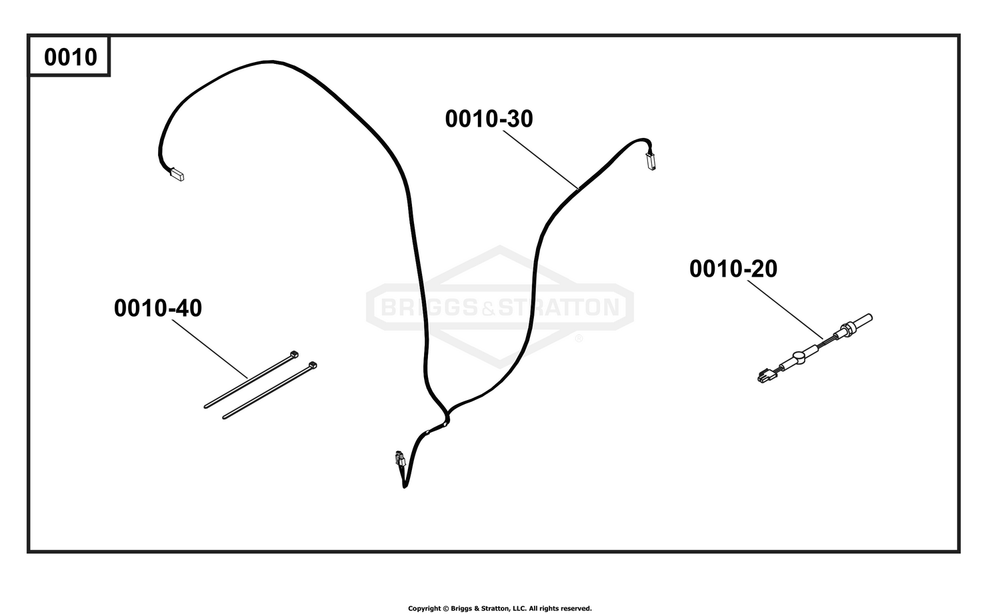 6922-00 - Oil Warmer / Oil Warmer Diagram and Parts List for 040746-00  Briggs and Stratton Generator